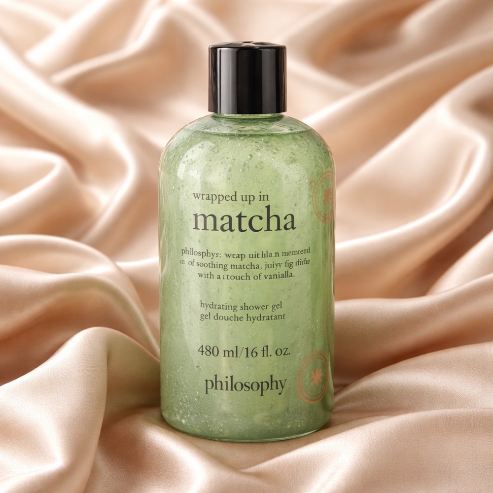 NWT Philosophy
"Wrapped Up in Matcha" Hydrating Shower Gel -
16 oz